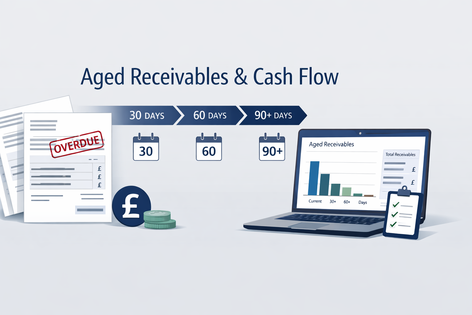 Aged receivables and cash flow challenges for UK businesses